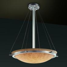  CLD-9692-35-DBRZ - 24" Round Pendant Bowl w/ Ring