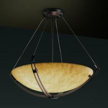  CLD-9722-35-DBRZ-LED5-5000 - 24" LED Pendant Bowl w/ Crossbar