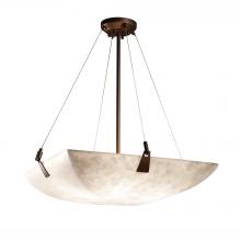  CLD-9642-25-DBRZ-LED5-5000 - 24" LED Pendant Bowl w/ Tapered Clips