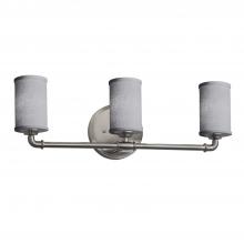  FAB-8463-10-GRAY-NCKL-LED3-2100 - Bronx 3-Light LED Bath Bar