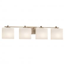  FSN-8444-30-OPAL-BRSS-LED4-2800 - Era 4-Light LED Bath Bar