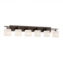  FSN-8706-30-OPAL-DBRZ - Aero 6-Light Bath Bar