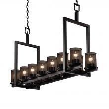  MSH-8769-10-MBLK - Dakota 14-Light Bridge Chandelier (Short)