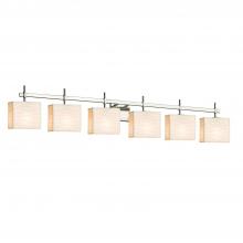  PNA-8416-55-WAVE-NCKL - Union 6-Light Bath Bar