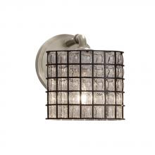 Justice Design Group WGL-8467-30-GRCB-NCKL-LED1-700 - Bronx ADA 1-Light LED Wall Sconce