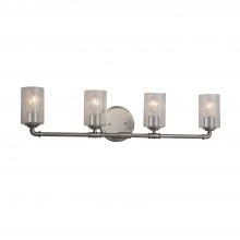  FSN-8464-10-SEED-NCKL-LED4-2800 - Bronx 4-Light LED Bath Bar