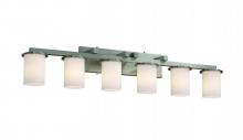  FSN-8786-10-WEVE-NCKL - Dakota 6-Light Bath Bar