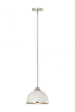  1004P10-MW-BN - 1 Light Pendant