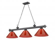  2306-3BP-ARBG - 3 Light Billiard