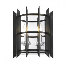  338-2S-MB+CH - 2 Light Wall Sconce