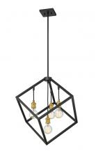  478P24-BRZ-OBR - 4 Light Chandelier