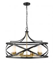  481P30-MB-OBR - 8 Light Chandelier