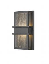  577S-BK-LED - 2 Light Outdoor Wall Light