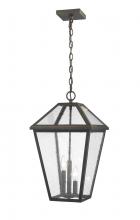  579CHXL-ORB - 3 Light Outdoor Chain Mount Ceiling Fixture