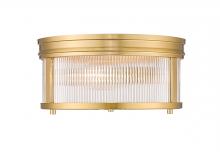  7504FR13-MGLD - 2 Light Flush Mount