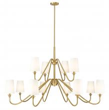  7509-12-60MGLD - 12 Light Chandelier