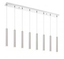  917MP12-BN-LED-8LCH - 8 Light Linear Chandelier
