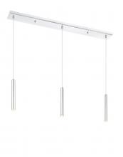  917MP12-CH-LED-3LCH - 3 Light Linear Chandelier