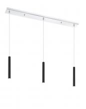  917MP12-MB-LED-3LCH - 3 Light Linear Chandelier
