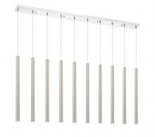  917MP24-BN-LED-10LCH - 10 Light Linear Chandelier