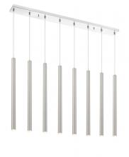  917MP24-BN-LED-8LCH - 8 Light Linear Chandelier