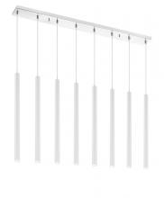  917MP24-WH-LED-8LCH - 8 Light Linear Chandelier