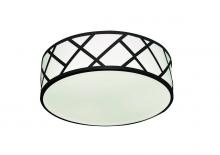 AFX Lighting, Inc. HVNF17LAJUDBK-MSBB - HAVEN 17'' FLUSHMOUNT LED 30W 120-277V-Black
