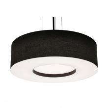  MCP2432MBBK-BK - Montclair 24'' Med Base Pendant,BK w/ BK