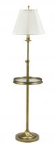  CL202-AB - Club Adjustable Floor Lamp with Table