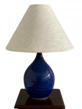  GS300-IMB - Scatchard 22.5" Stoneware Accent Lamp in Imperial Blue