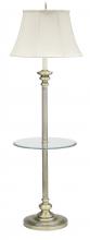  N602-AB - Newport Floor Lamp with Glass Table
