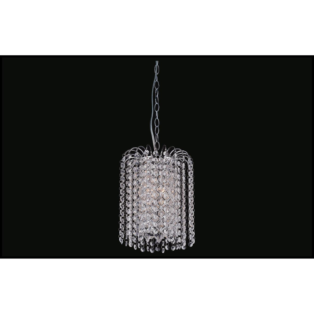 Prism 3 Light Down Mini Chandelier With Chrome Finish