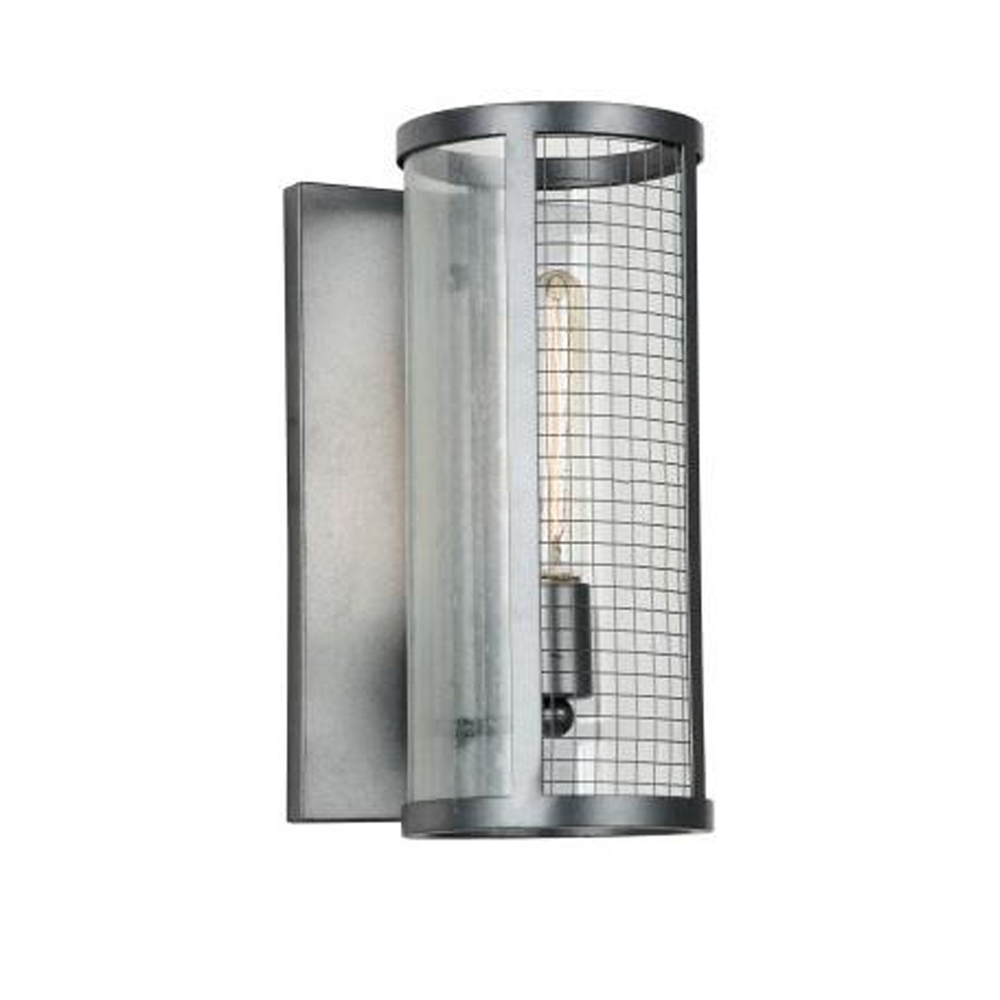 Quinn 1 Light Wall Sconce With Gray Finish