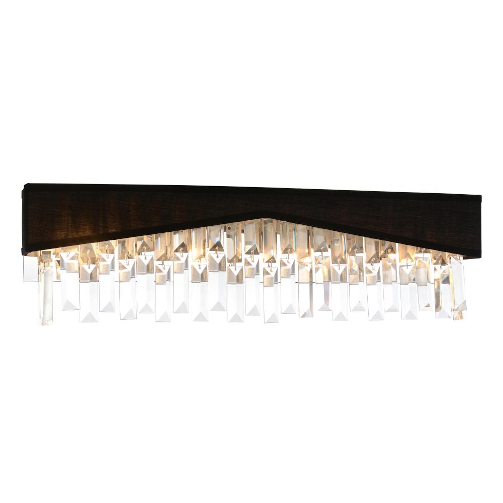 Havely 4 Light Wall Sconce With Chrome Finish
