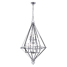 CWI Lighting 1027P26-9-601 - Calista 9 Light Chandelier With Chrome Finish