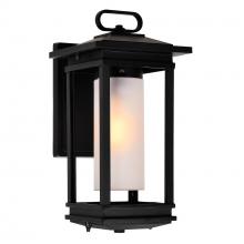  0412W7-1-101 - Granville 1 Light Outdoor Black Wall Lantern