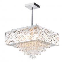  1032P18-9-601-S - Eternity 9 Light Chandelier With Chrome Finish