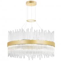  1063P24-169 - Genevieve LED Chandelier With Medallion Gold Finish