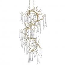 1094P26-12-620 - Anita 12 Light Chandelier With Gold Leaf Finish