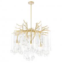  1094P26-6-620 - Anita 6 Light Chandelier With Gold Leaf Finish