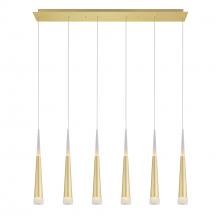  1103P40-6-602 - Andes LED Pool Table Light With Satin Gold Finish