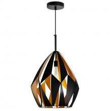  1114P20-1-271 - Oxide 1 Light Down Pendant With Black+Copper Finish