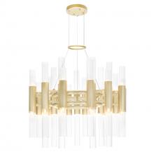  1120P20-42-602 - Orgue 42 Light Chandelier With Satin Gold Finish