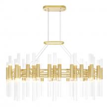  1120P39-72-602 - Orgue 72 Light Chandelier With Satin Gold Finish