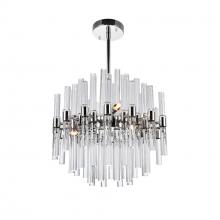  1137P16-8-613 - Miroir 8 Light Chandelier With Polished Nickel Finish