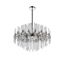  1137P26-10-613 - Miroir 10 Light Chandelier With Polished Nickel Finish