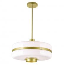  1143P16-1-270 - Elementary 1 Light Down Pendant With Pearl Gold Finish
