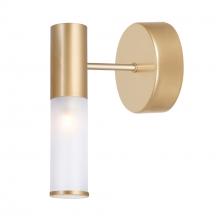  1221W7-1-625 - Pipes 1 Light Sconce With Sun Gold Finish