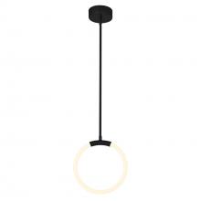  1273P10-1-101 - Hoops 1 Light LED Pendant With Black Finish