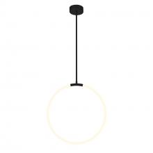  1273P24-1-101 - Hoops 1 Light LED Chandelier With Black Finish